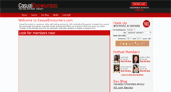 Desktop Screenshot of casualencounters.com