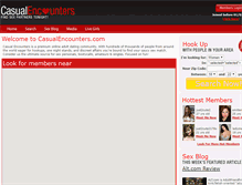 Tablet Screenshot of casualencounters.com
